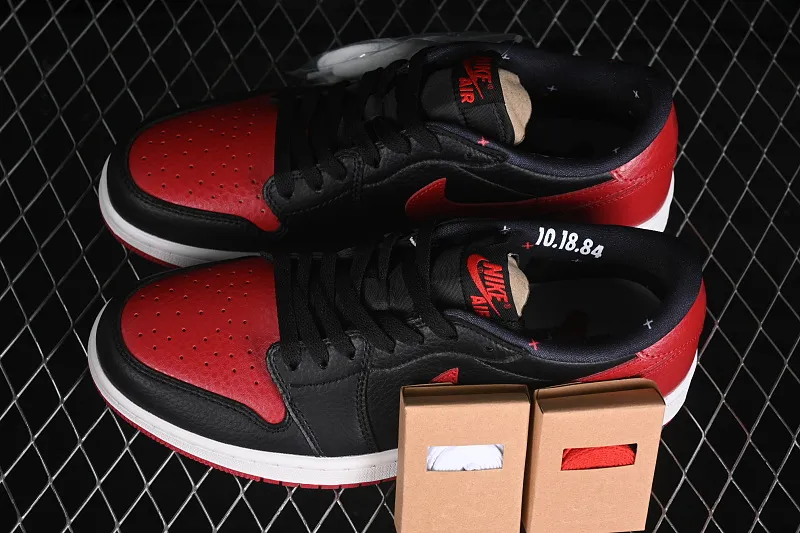 All categories Air Jordan Jordan series basketball shoes Air Jordan 1 Low Air Jordan 1 Low "Banned" AJ1 Joe 1 black and red banned XX low-top cultural casual sneakers IW6276-001